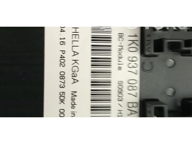 Pojistková skříňka Řídící jednotka BSM 1K0937087BA, 1K0937087BAZ48   Volkswagen Jetta VI 2016