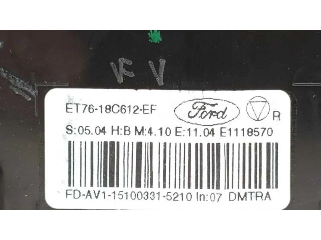 Блок управления климат-контролем ET7618C612EF   Ford Tourneo