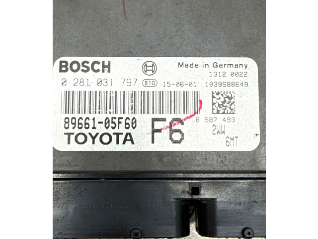 Řídící jednotka 8966105F60, 1039S88649   Toyota Avensis T270 2017