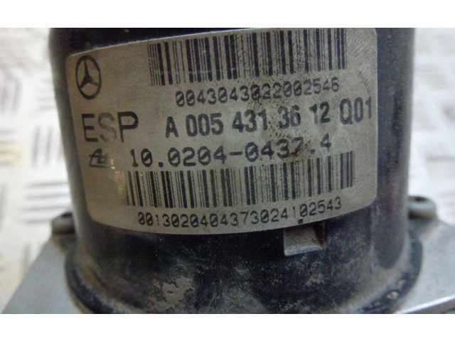 Jednotka ABS A0054310512   Mercedes-Benz SLK R171 2005