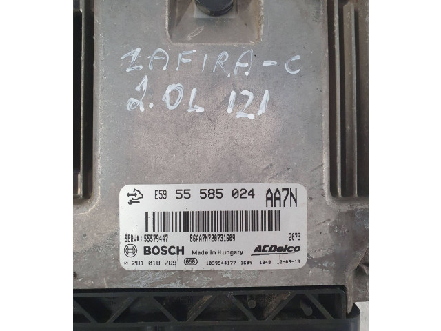 Řídící jednotka 55585024, 13584578   Opel Zafira C 2012