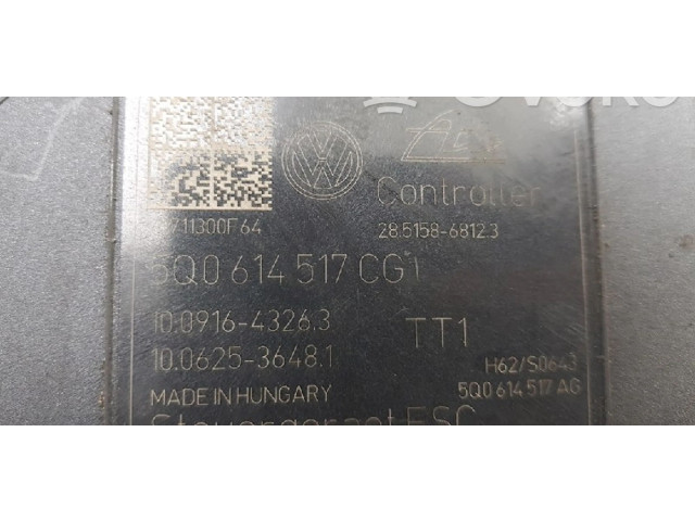 Jednotka ABS 5Q0614517CG, 5Q0614517CG   Audi A3 S3 8V 2017