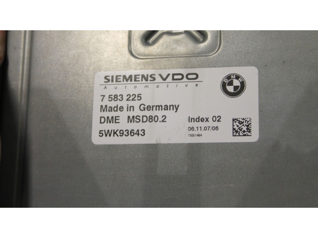 Řídící jednotka 5WK93643, 5WK93643   BMW 1 E82 E88 2008
