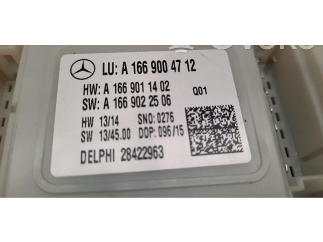 Блок комфорта A1669004712   Mercedes-Benz GLE (W166 - C292)   