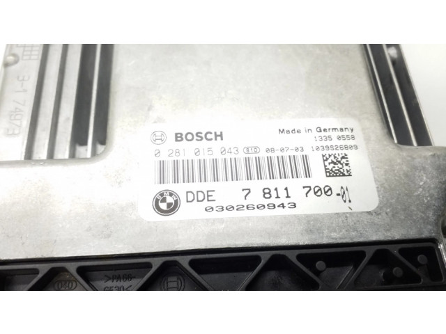 Řídící jednotka 781170001, 0281015043   BMW 3 E46 2004