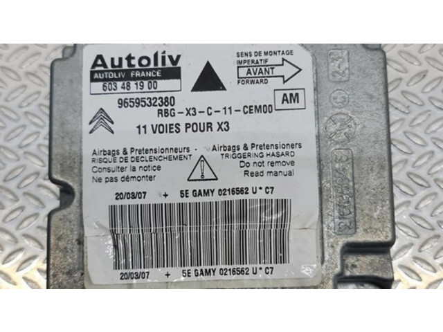 Блок подушек безопасности 9659532380, 603481900   Citroen C5