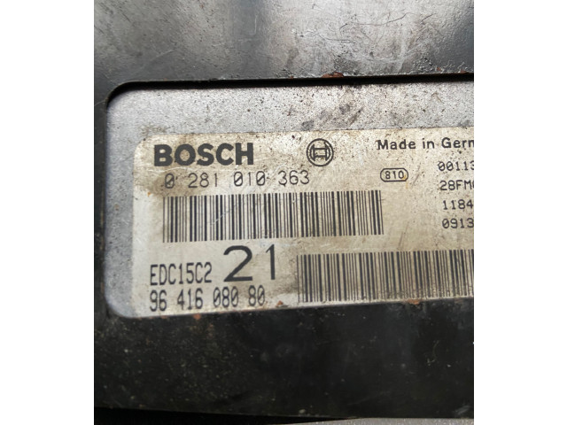 Блок управления двигателя 9641608080, EDC15C2   Peugeot 406
