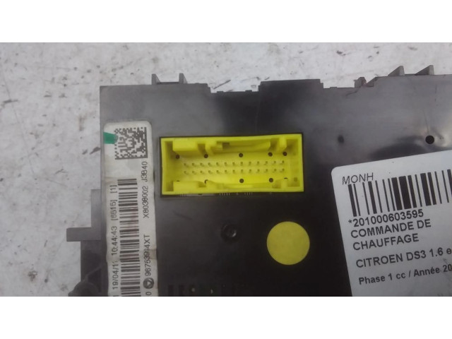 Блок управления климат-контролем 9678312580   Citroen DS3