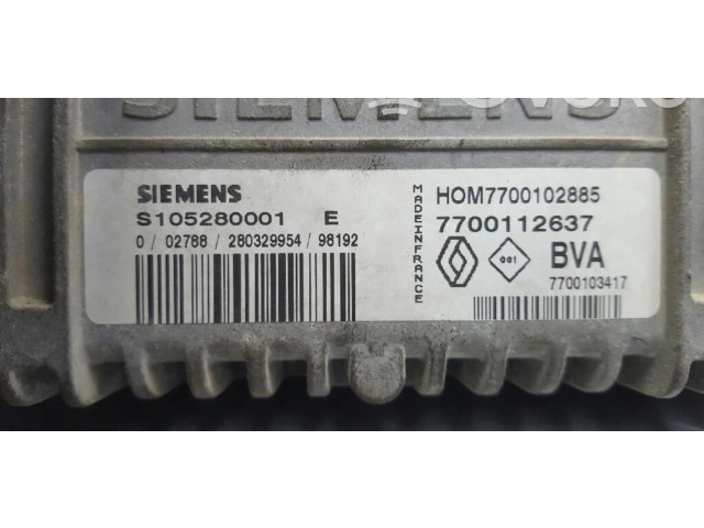 Блок управления коробкой передач 7700112637, 7700112637   Renault Megane II