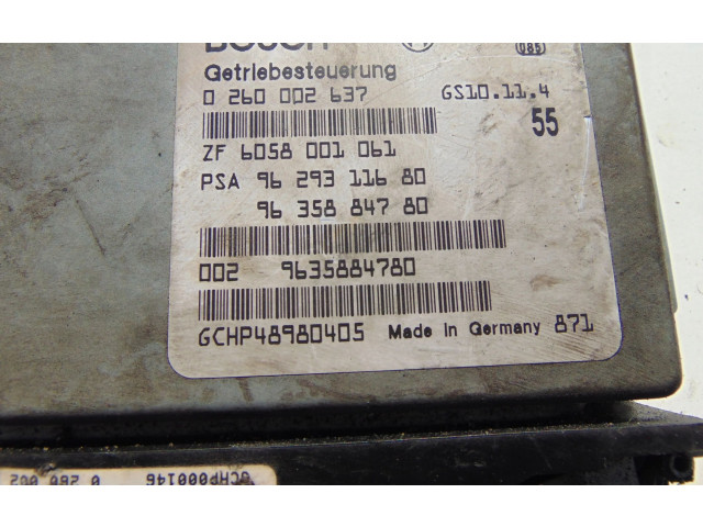Блок управления коробкой передач 9629311680, 9635884780   Peugeot 406
