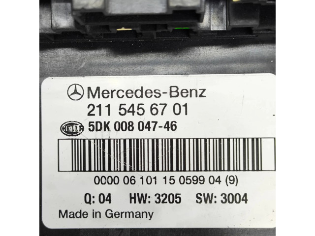   Pojistková skříňka 2115456701, 5DK00804746   Mercedes-Benz CLS C219 2006