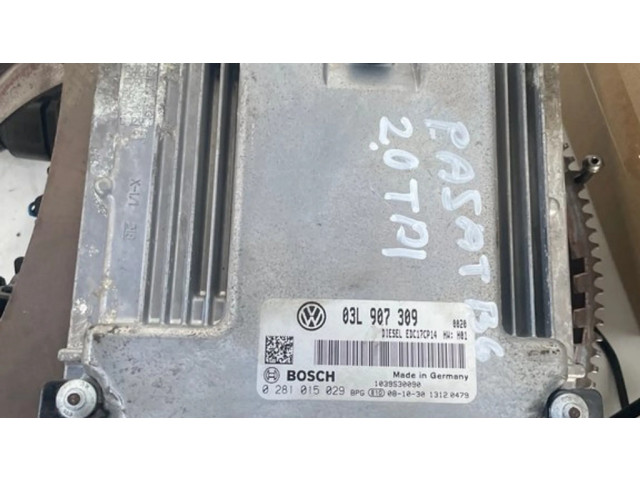 Řídící jednotka 03L907309, 0281015029   Volkswagen PASSAT 2010