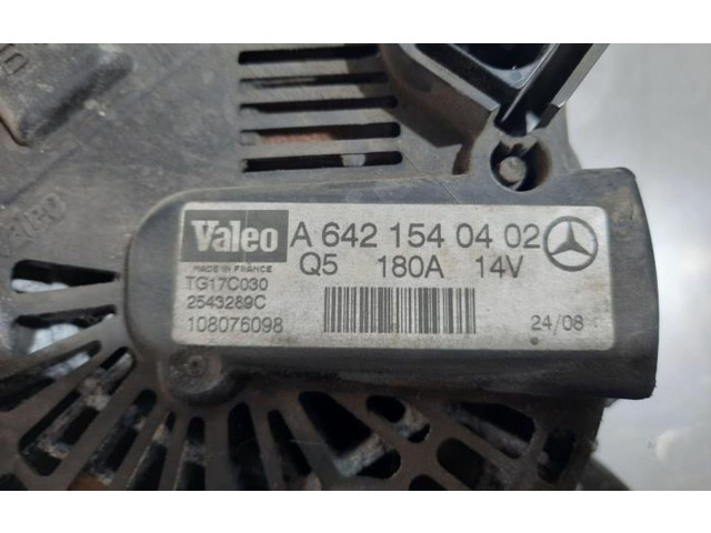 Генератор A6421540402   Mercedes-Benz ML W164      