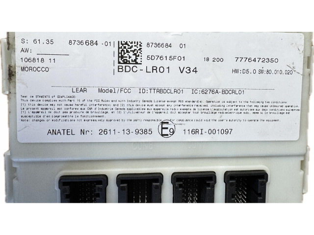 Блок комфорта 8736684OEM   BMW X2 F39   