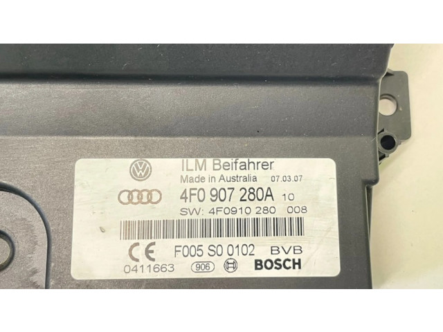 Блок управления 4F0907280A, F005S00102   Audi A8 S8 D3 4E