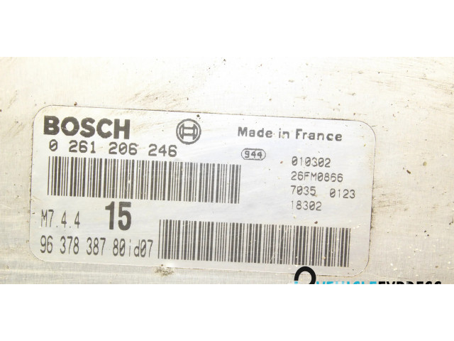 Блок управления двигателя 0261206246   Citroen Saxo