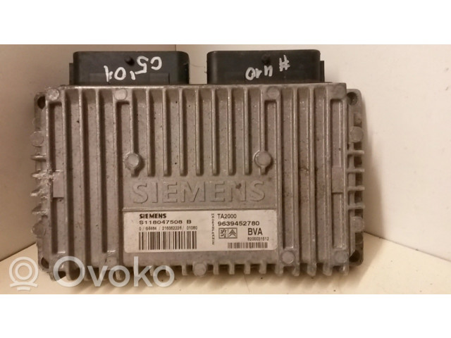 Блок управления коробкой передач S118047508B, 9639452780   Citroen C5