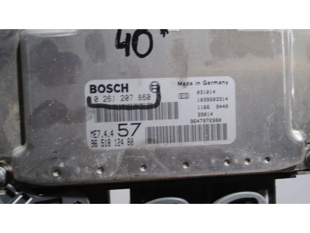 Řídící jednotka 9651812480, 0261207860   Citroen C3 Pluriel 2004