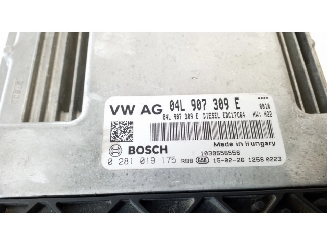 Блок управления двигателя 04L907309E, 0281019175   Audi A3 S3 8V