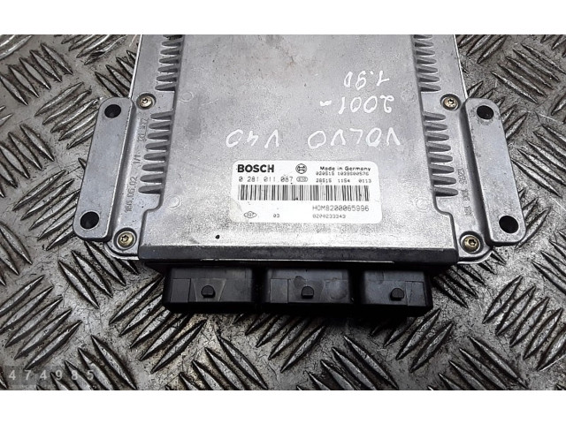 Řídící jednotka    Volvo S40, V40 2001