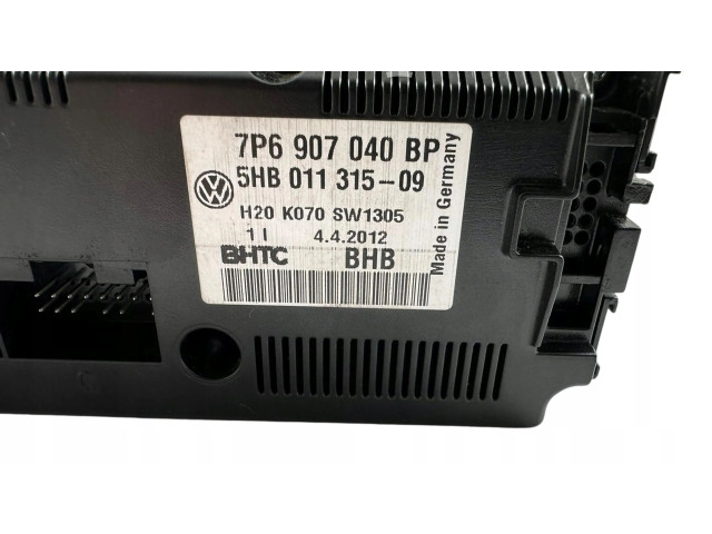 Блок управления климат-контролем 7P6907040BP   Volkswagen Touareg II