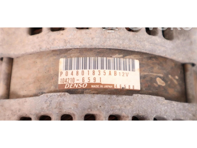 Генератор P04801835AB   Jeep Grand Cherokee      
