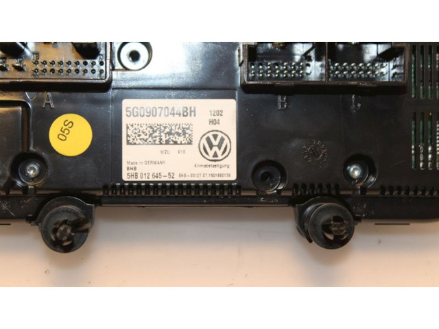 Блок управления климат-контролем 5G0907044BH, 5G0907044BH   Volkswagen Cross Touran II