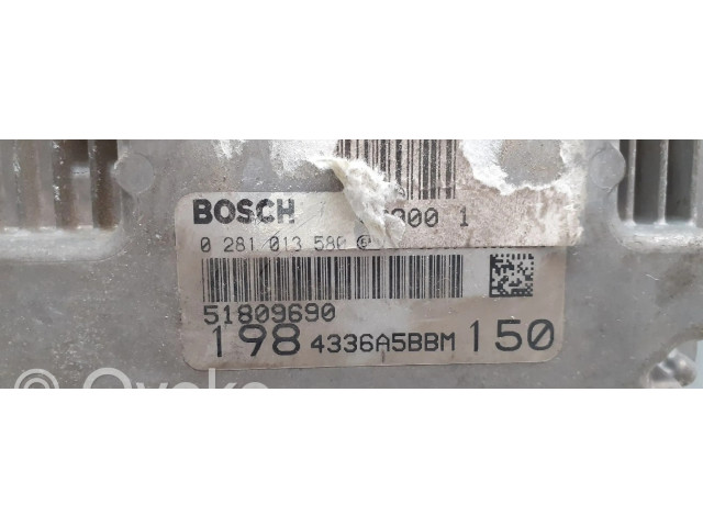 Řídící jednotka 51809690, 0281013580   Fiat Bravo 2007