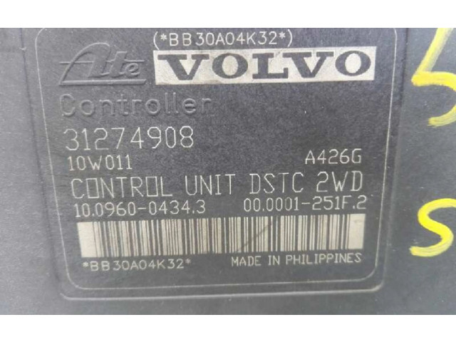 Jednotka ABS 31274907, 10020604014   Volvo S40 2010