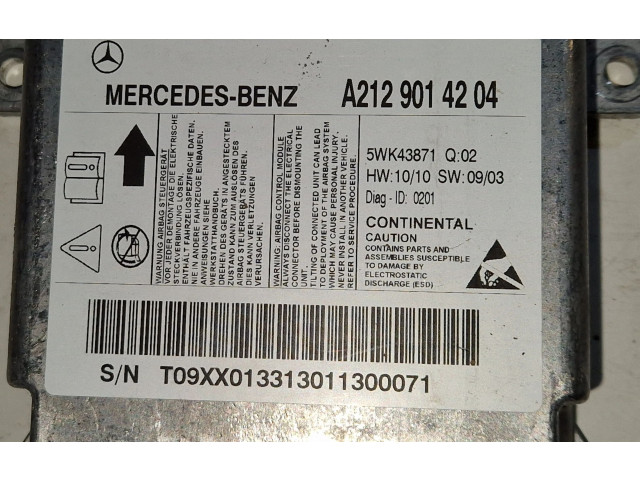 Блок подушек безопасности A2129014204   Mercedes-Benz E W212