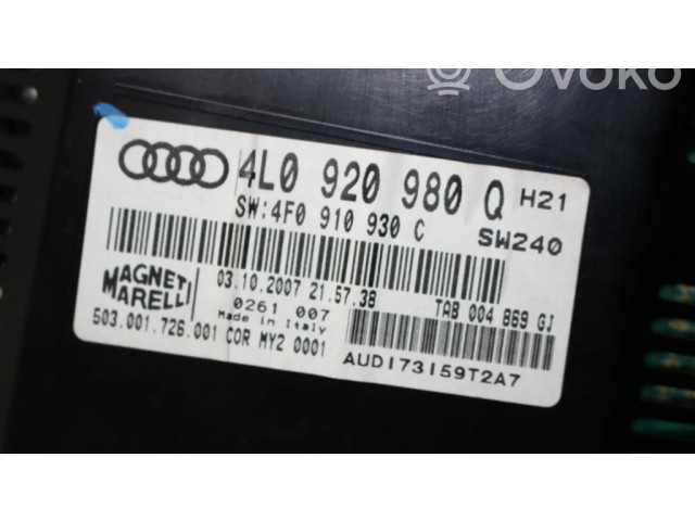 Панель приборов 4L0920980Q   Audi Q7 4L       