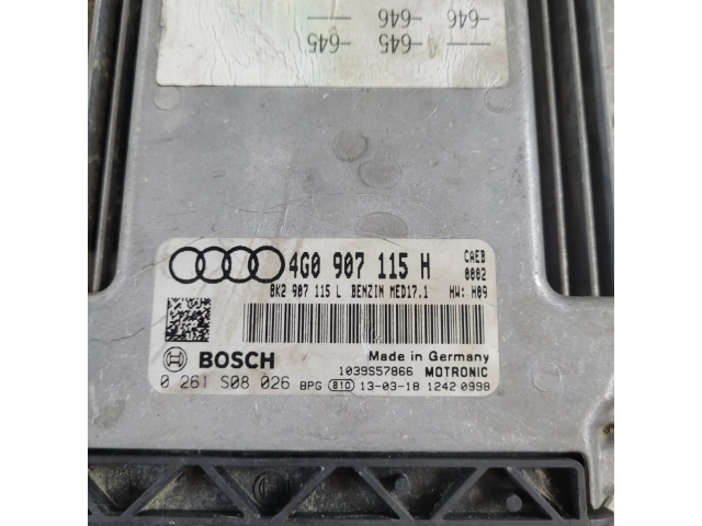 Блок управления двигателя 4G0907115H, 8K2907115L   Audi A6 S6 C7 4G