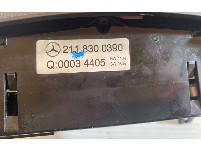 Блок управления климат-контролем 2118300390   Mercedes-Benz E W211