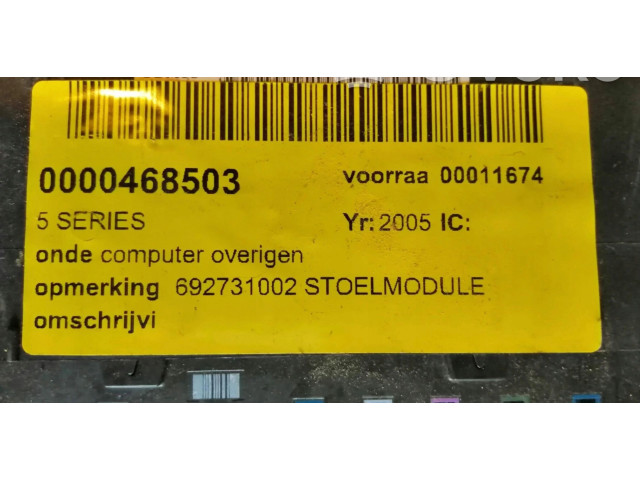 Řídící jednotka 692731002, 692731002   BMW M5 2004