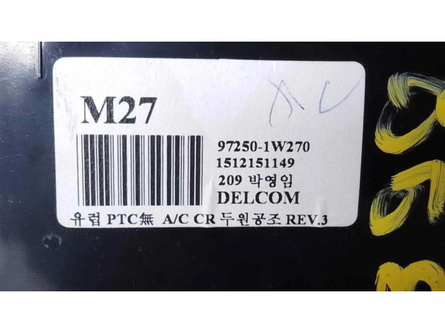 Блок управления климат-контролем 972501W270   KIA Rio