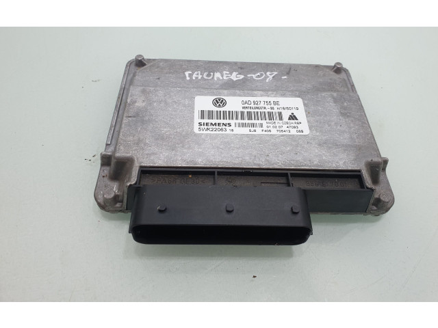 Блок управления редуктора коробки передач (раздатки) 0AD927755BE   Volkswagen Touareg I