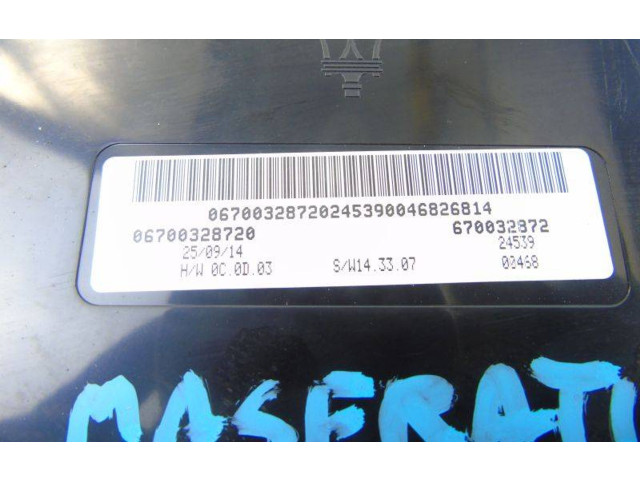 Модуль блока управления кондиционером 06700328720, 670032872   Maserati Ghibli