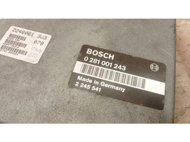 Řídící jednotka 2245541, 0281001243   BMW 3 E36 1995