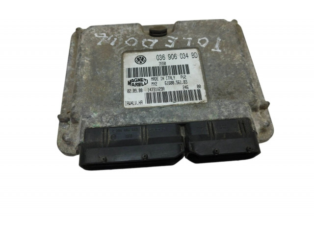 Блок управления двигателя 036906034BD, 6160056103   Seat Toledo II (1M)