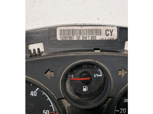 Přístrojová deska  Opel Astra H 2005 13267557, SW7655  