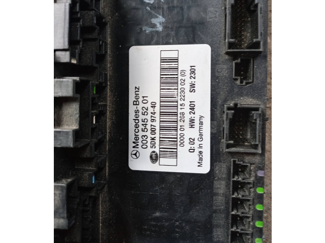 Блок комфорта 0035455201   Mercedes-Benz C W203   