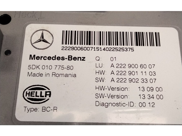 Řídící jednotka A2229006007   Mercedes-Benz C W204 2014