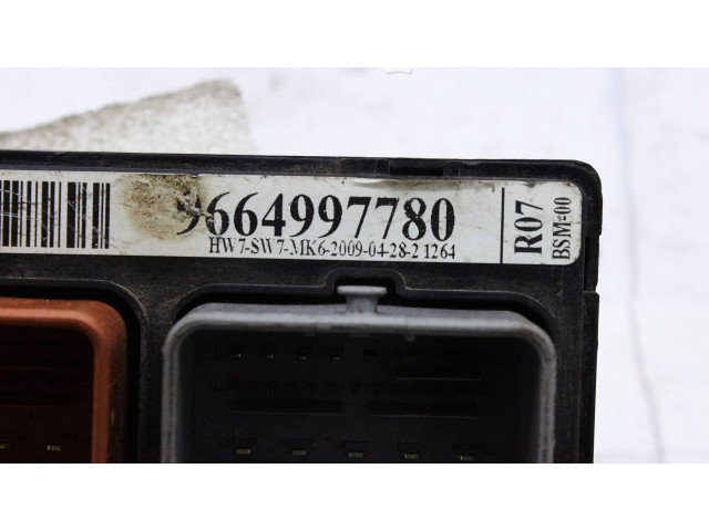   Pojistková skříňka 9664997780, bmsr07   Peugeot 207 2008