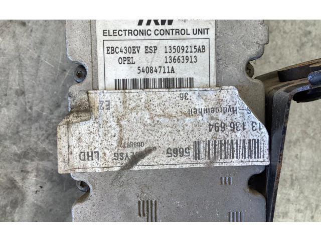Jednotka ABS 13509215AB, 54084711A   Opel Vectra C 2004