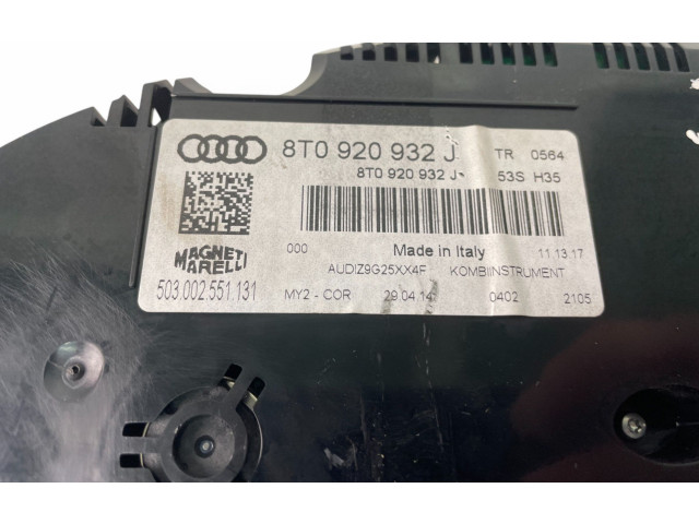 Přístrojová deska  Audi A5 2018 8T0920932J  