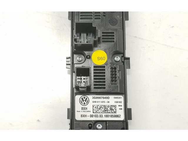 Блок управления климат-контролем 3G0907049D, 3G0907049D   Volkswagen Tiguan Allspace