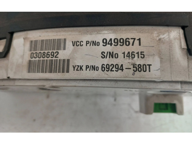 Přístrojová deska  Volvo V70 2001 9499671, 0308692  