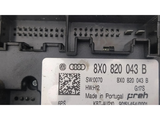 Блок управления климат-контролем 8X0820043B   Audi A1