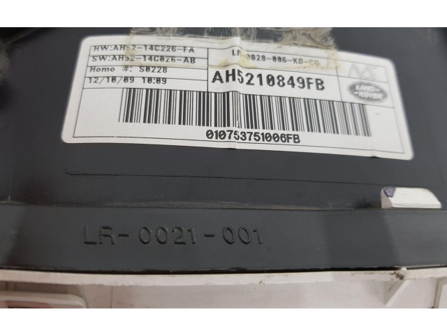 Přístrojová deska  Land Rover Freelander 2 - LR2 2007 AH5210849FB, LR020122  