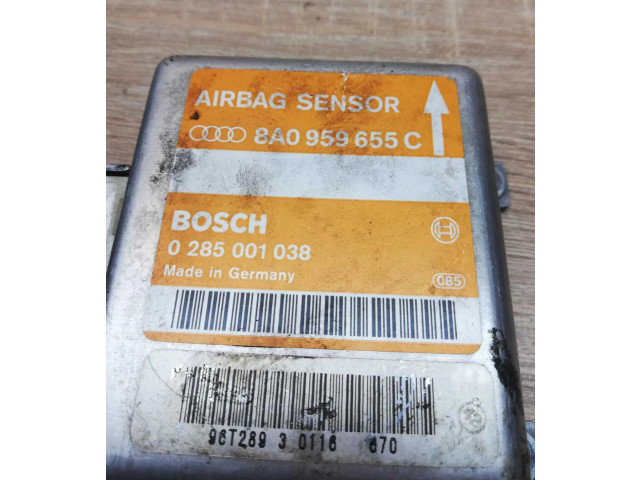 Блок подушек безопасности 8A0959655C, 0285001038   Audi A6 S6 C4 4A